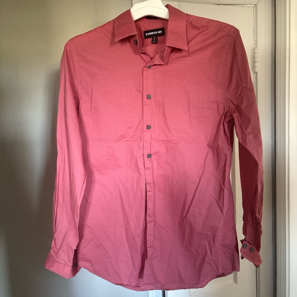 Express Men's Rose Button-Down Shirt